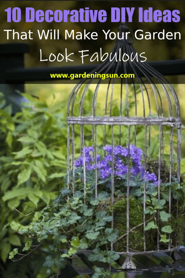 10 Decorative DIY Ideas That Will Make Your Garden Look Fabulous ...