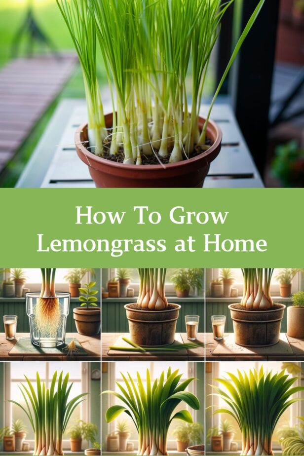 how to grow lemongrass at home